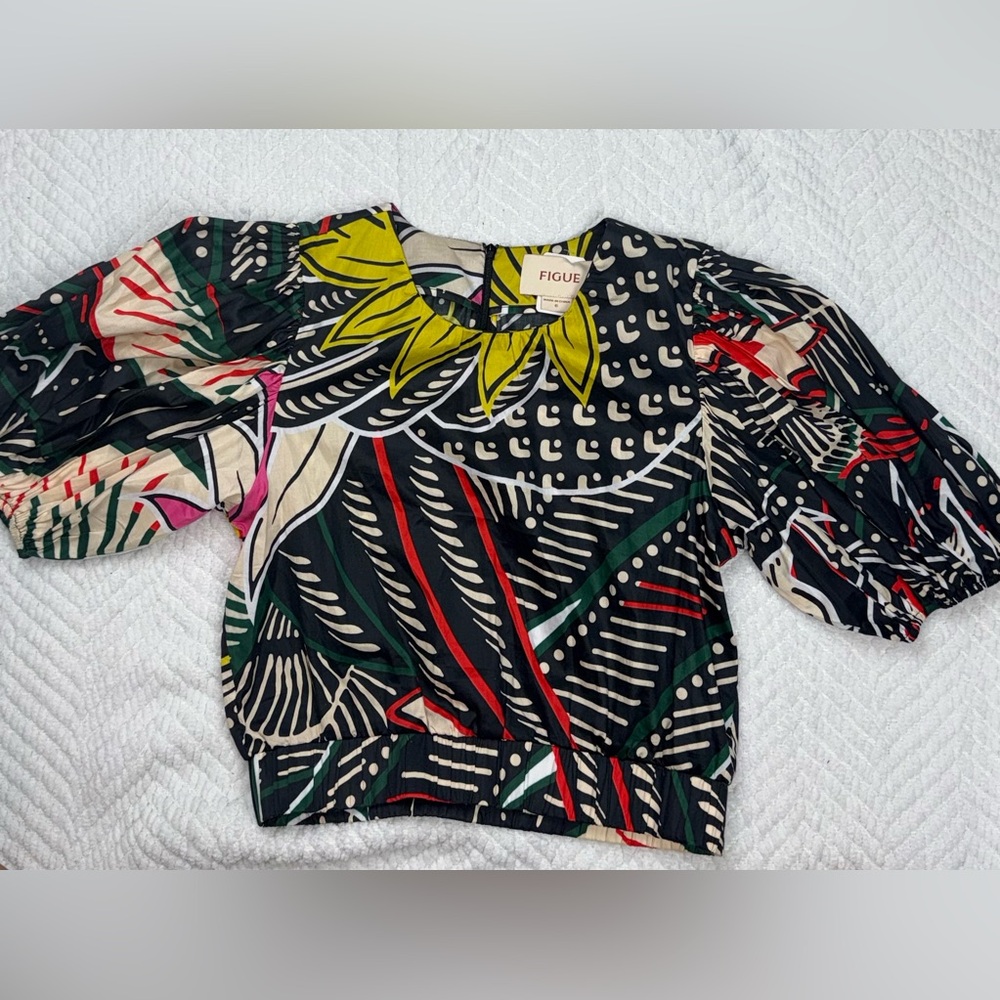 Figue Women's Multicolor Patterned Top